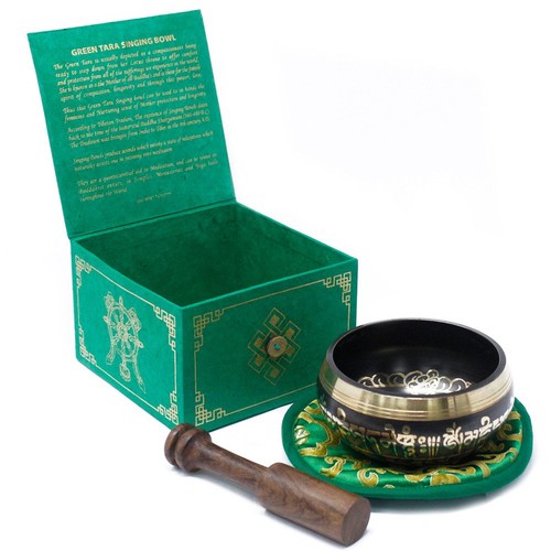 Green tara singing bowl - tara,