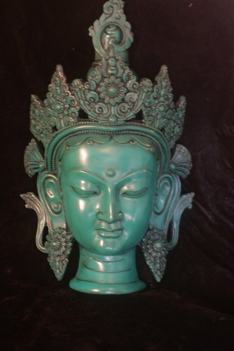 Green tara resin - resin, 37cm