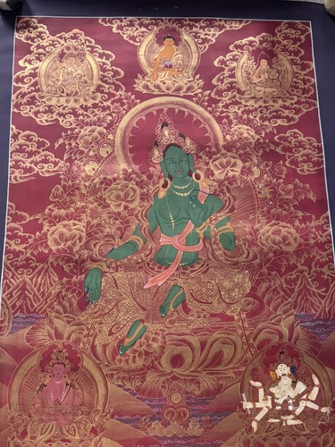 Green tara bhrikuti - green,