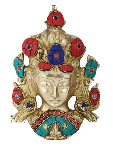 Brass tara buddha wall - buddha,