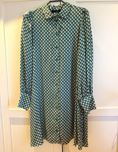 Tara jarmon green - green, print