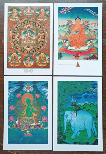 Buddhist auspicious postcard - auspicious,