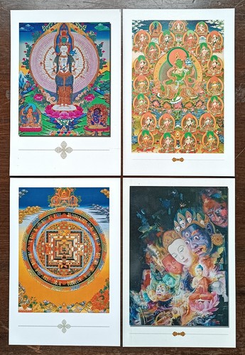 Buddhist auspicious postcard - buddhist,