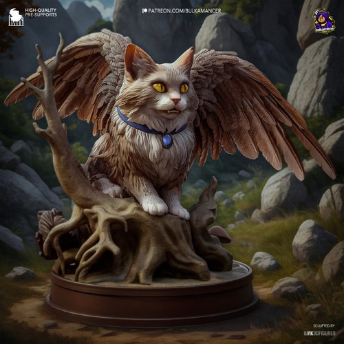 Tara the cat 62mm resin - 62mm,